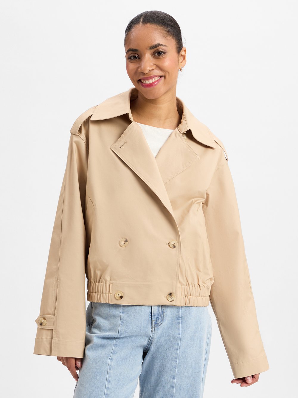 Opus Blouson Damen Lyocell beige, 36