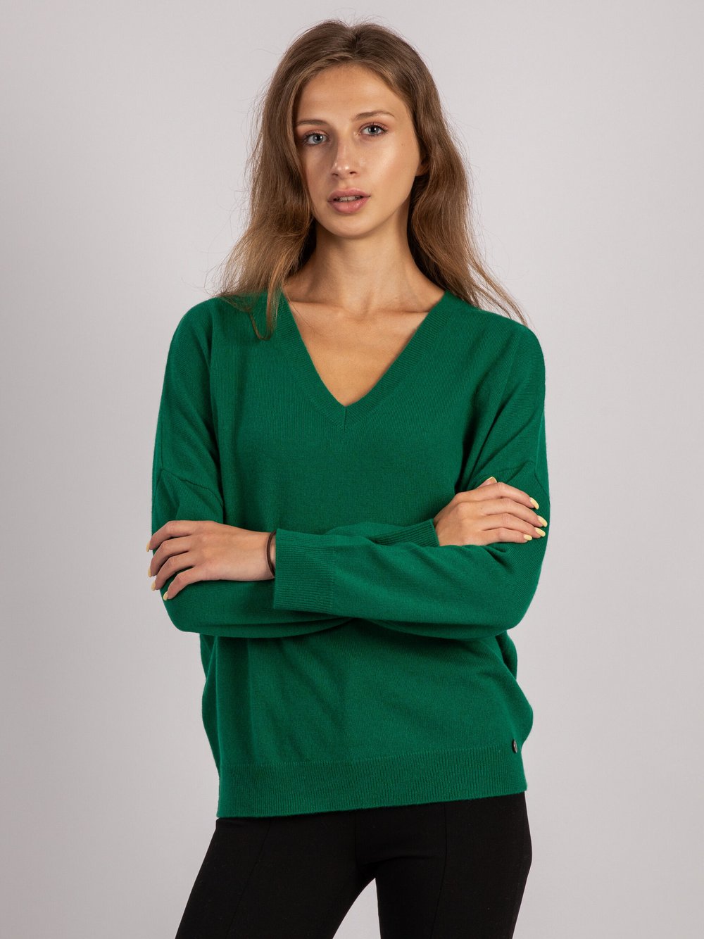 Vicci Germany Pullover Damen Wolle grün, 40