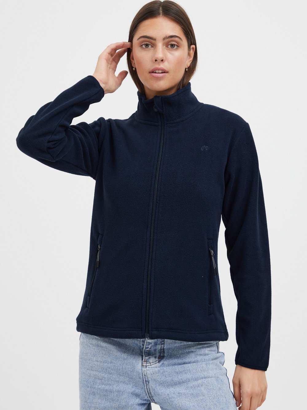 North Bend Fleecejacke Damen blau, 40