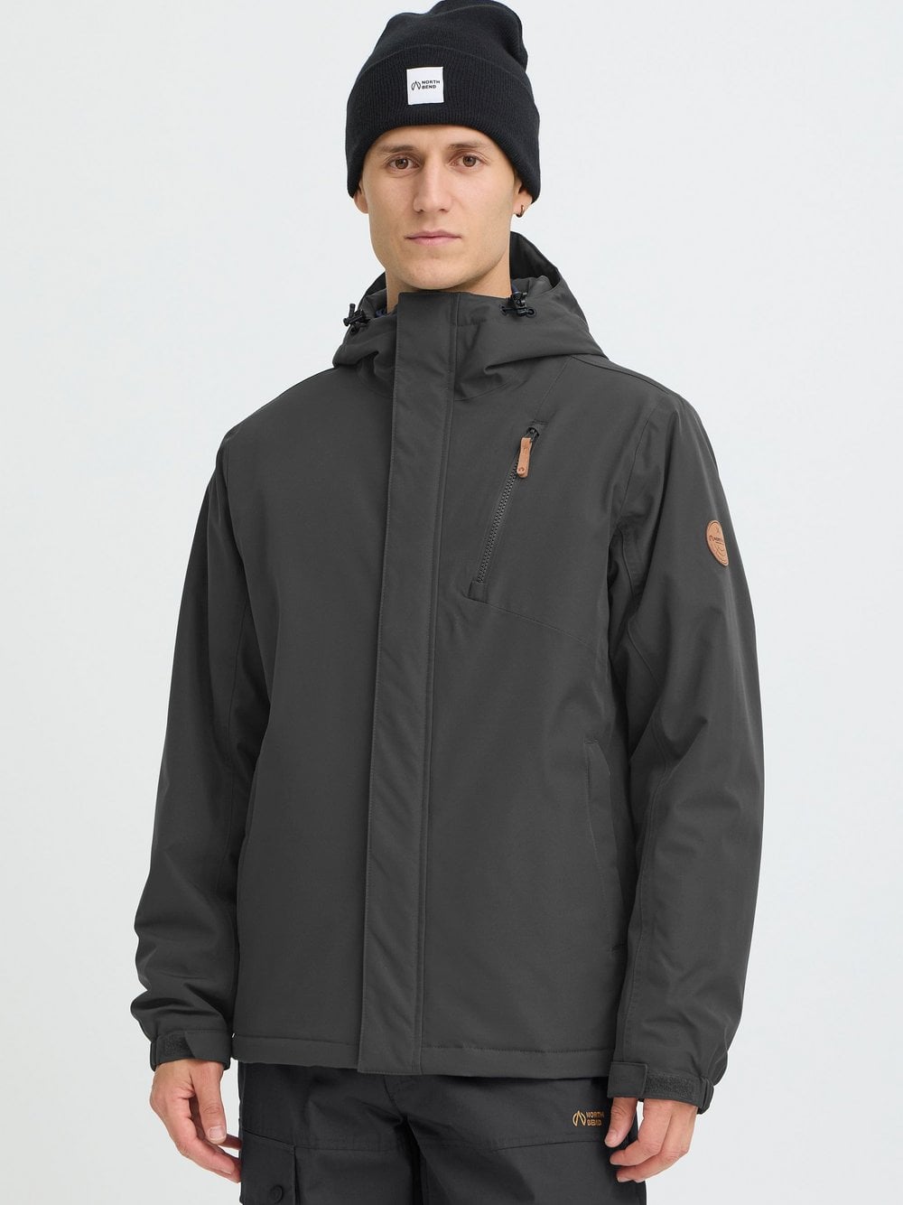 North Bend Winterjacke Herren grau, S
