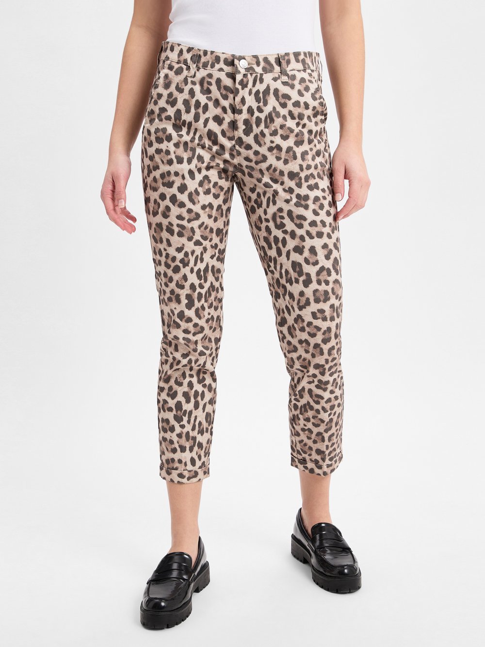 MAC Chino Damen Baumwolle mehrfarbig gemustert, 38