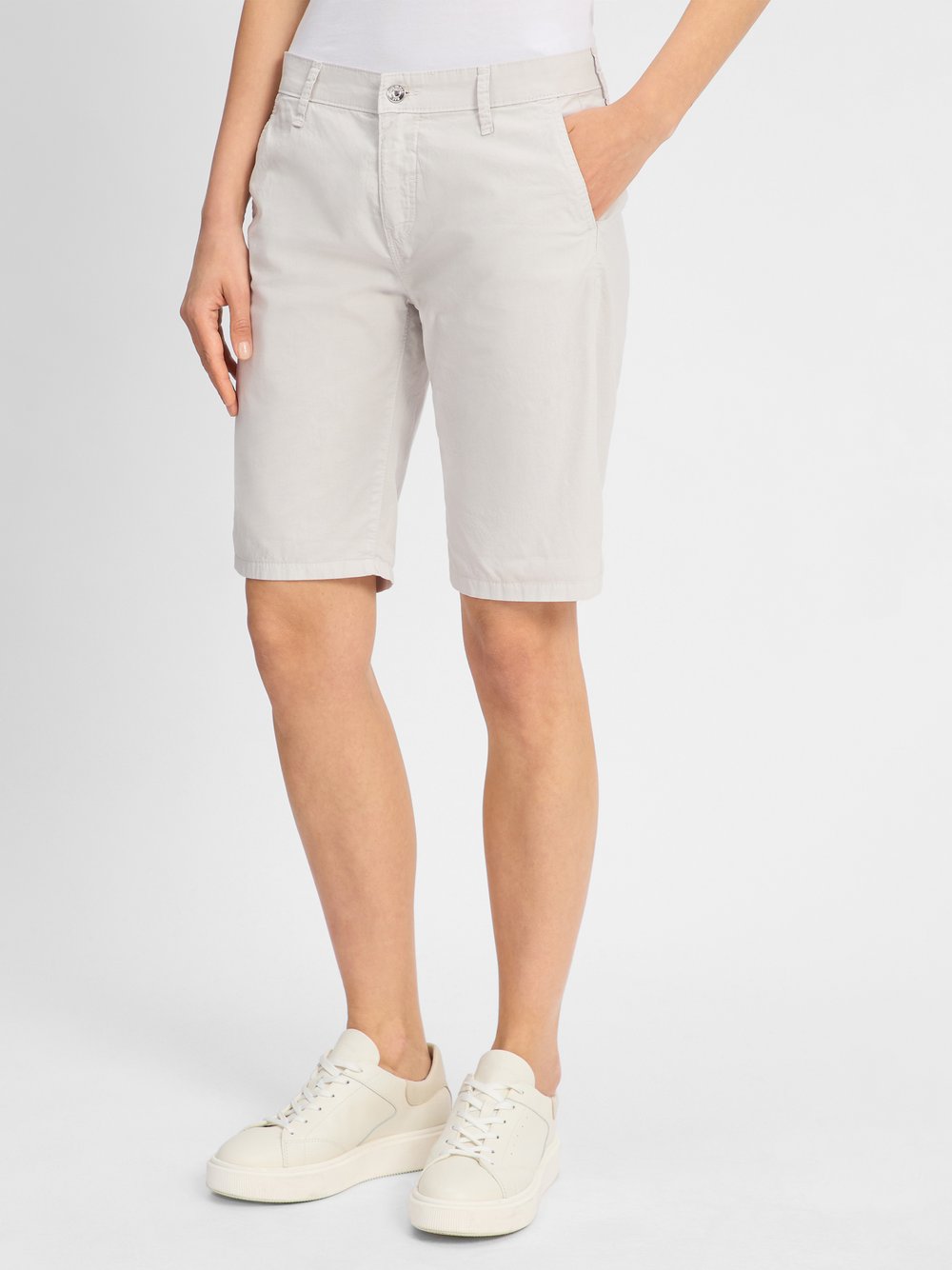MAC Shorts Damen Baumwolle grau, 42-09