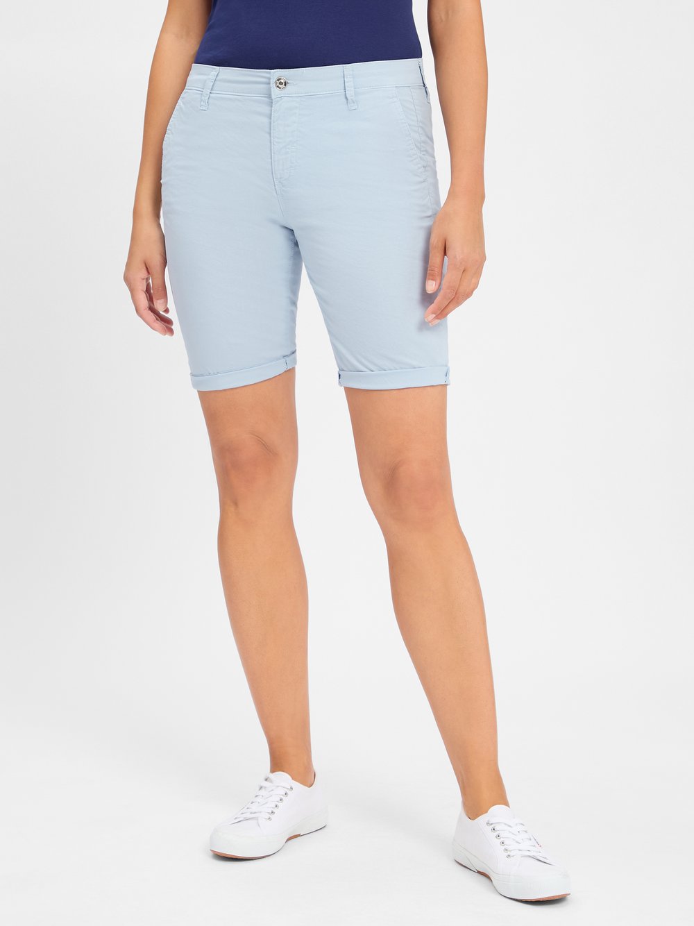 MAC Shorts Damen Baumwolle blau, 40-09