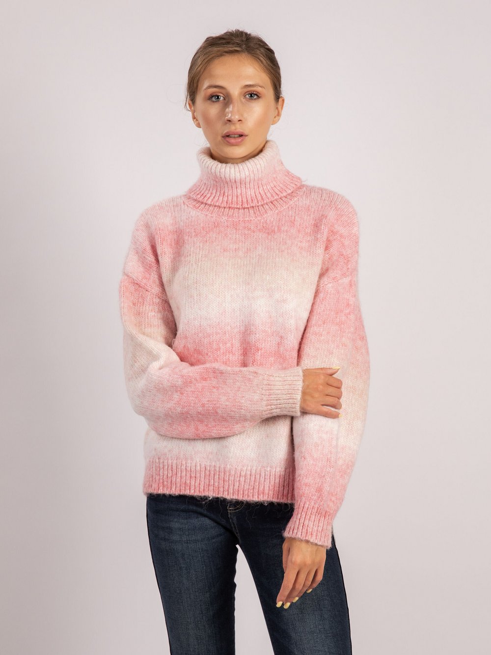 Vicci Germany Pullover Damen rosa gemustert, S