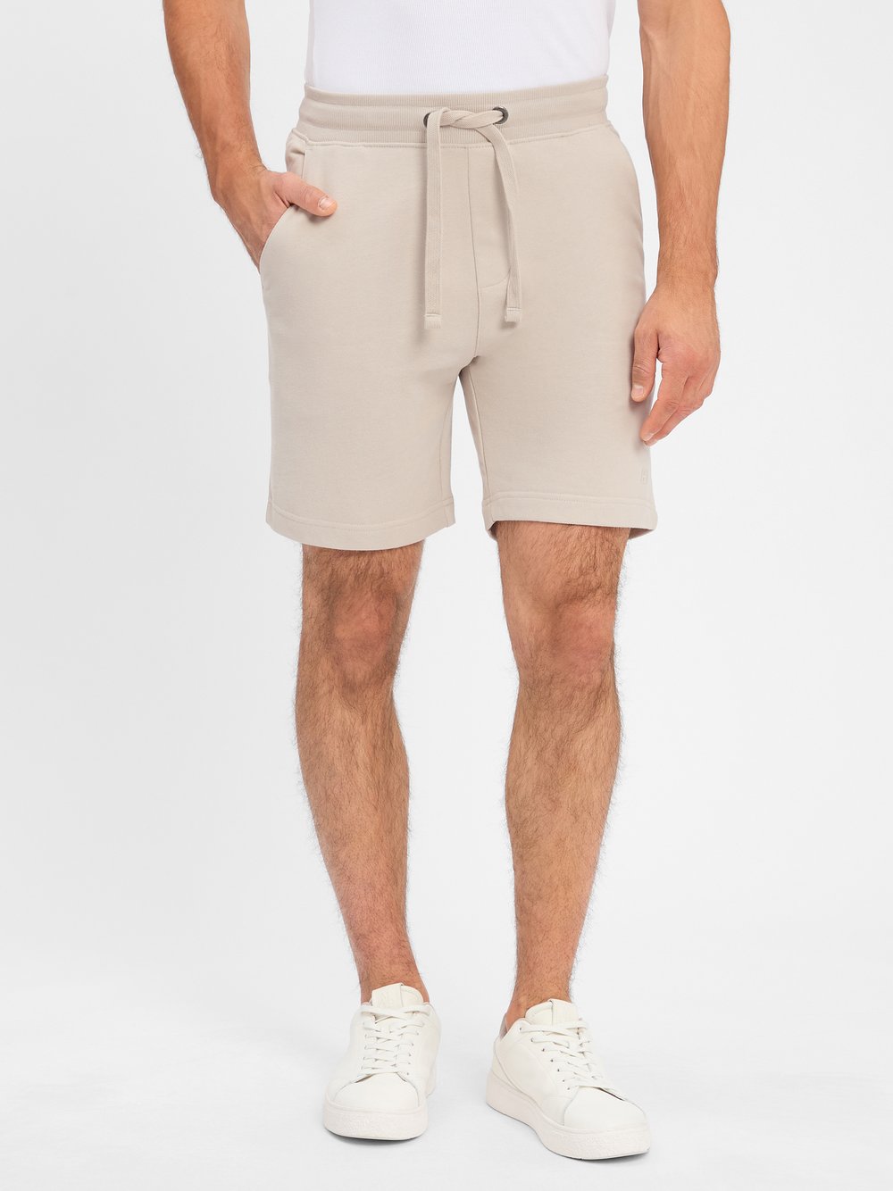Nils Sundström Shorts Herren Baumwolle beige, XL
