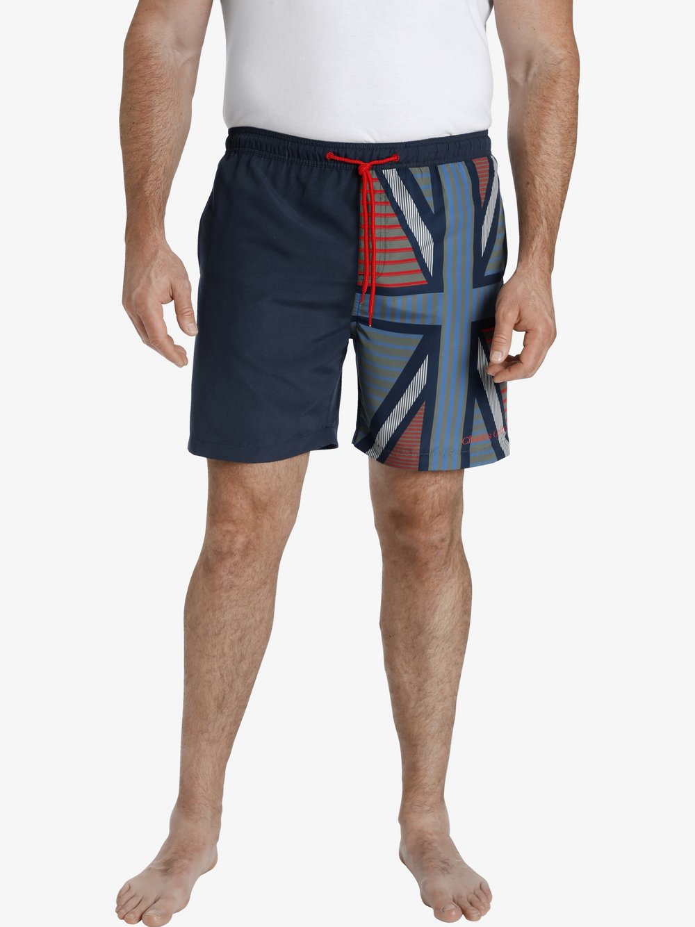 Charles Colby Badeshorts Herren blau, XXXL