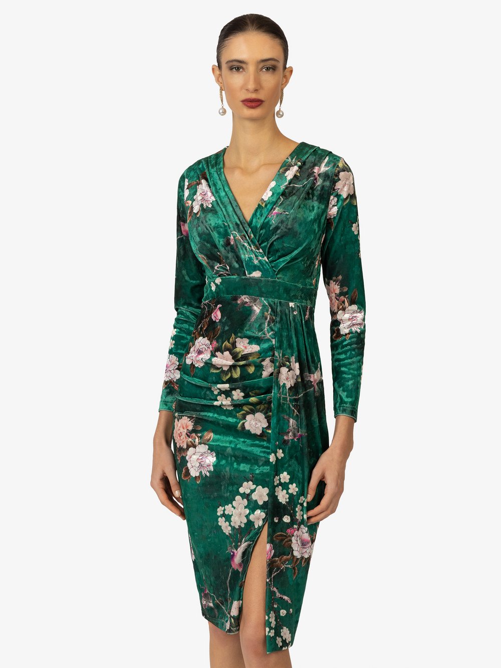 Thumbnail - Kraimod Cocktailkleid Damen mehrfarbig gemustert, 38