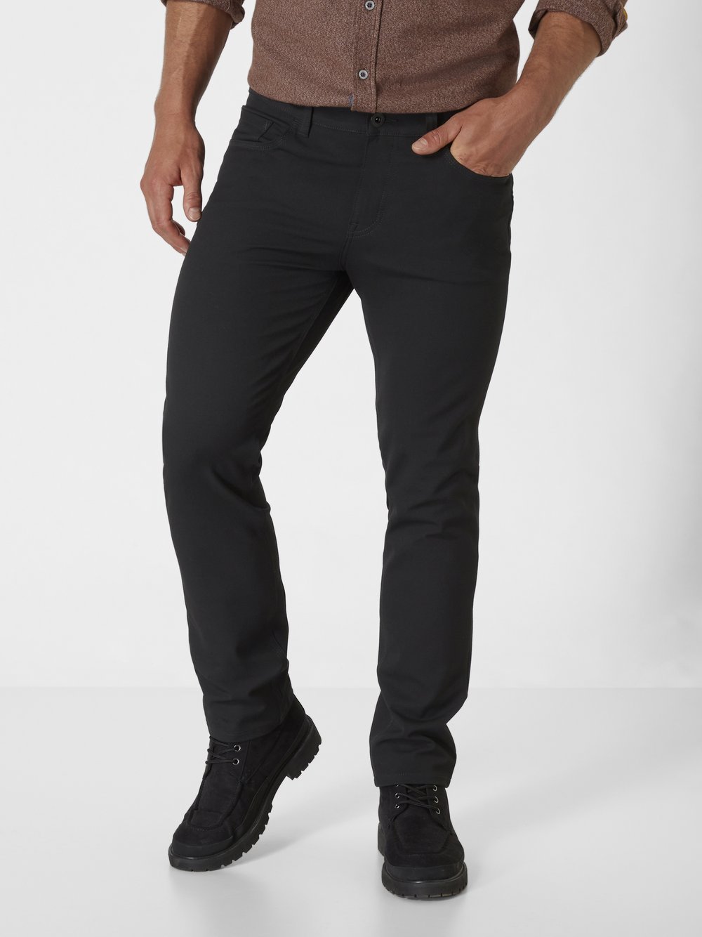 Paddock`s 5-Pocket Jeans Herren schwarz, 46-32