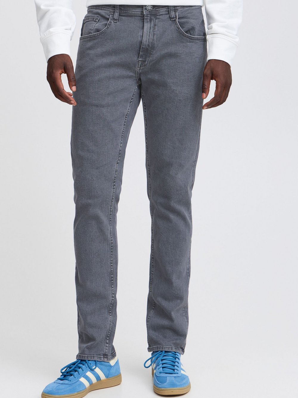 BLEND Jeans Herren Baumwolle grau bedruckt, 33-34