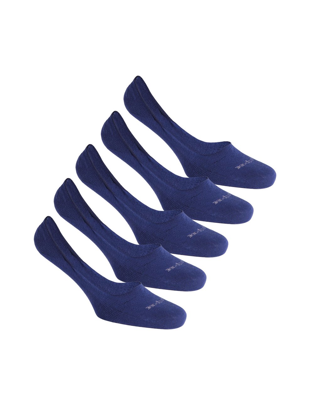 Blackspade Füßlinge  Damen Feinstrick blau, 35-38