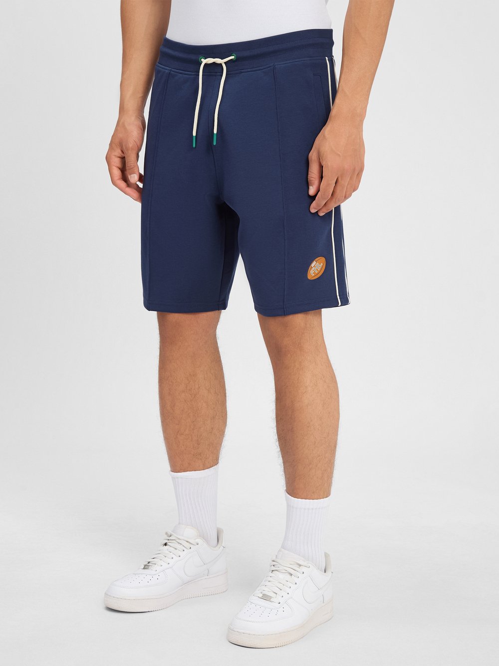 Finshley & Harding London Shorts Herren Baumwolle blau, L