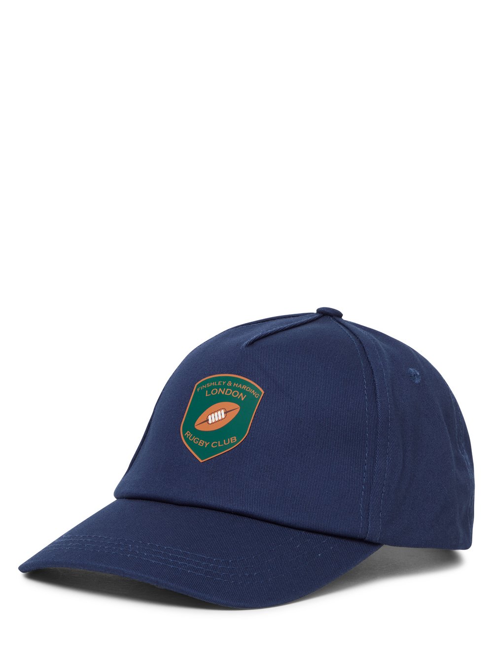 Finshley & Harding London Cap Herren Baumwolle blau, ONE SIZE