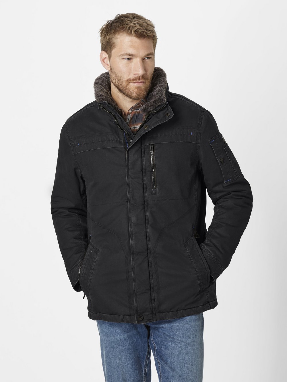 Redpoint Outdoorjacke Herren Baumwolle blau, 27