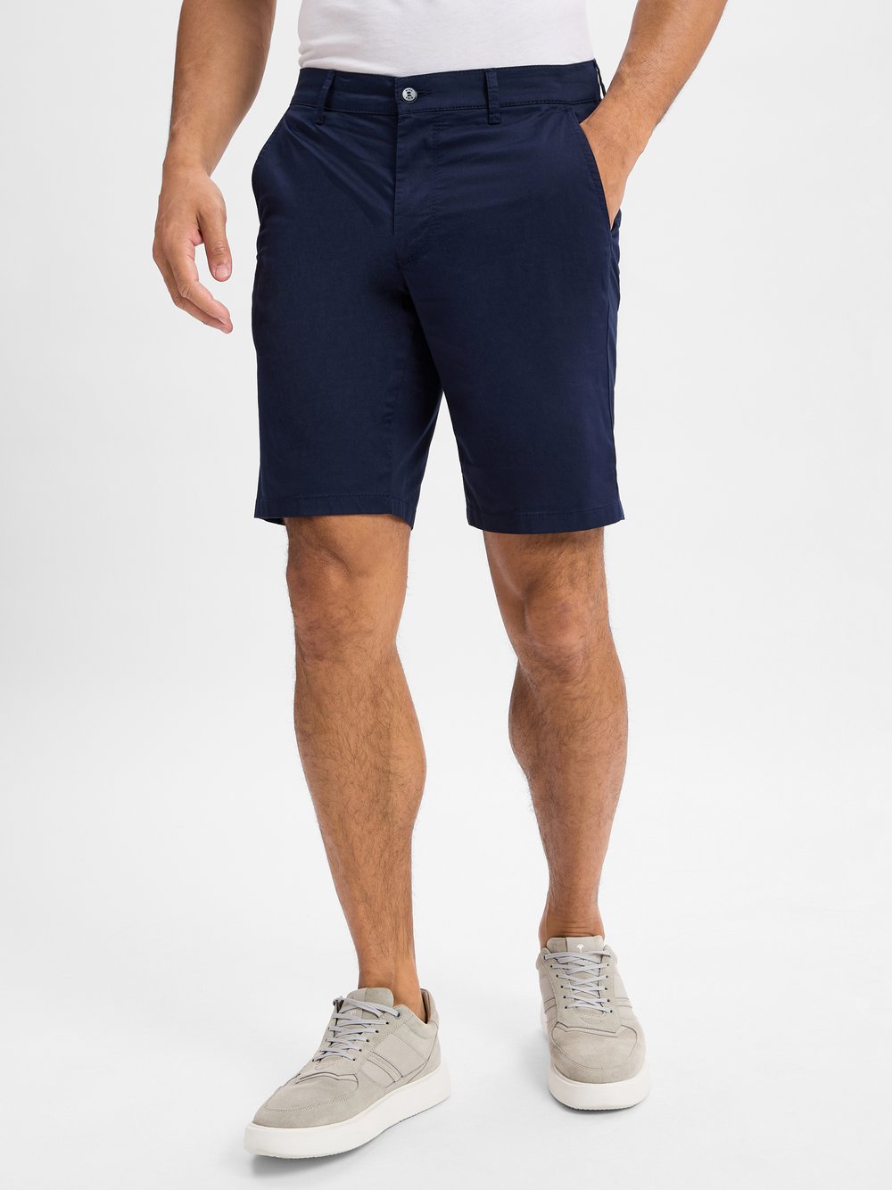 Thumbnail - BRAX Bermuda Herren Baumwolle blau, 38