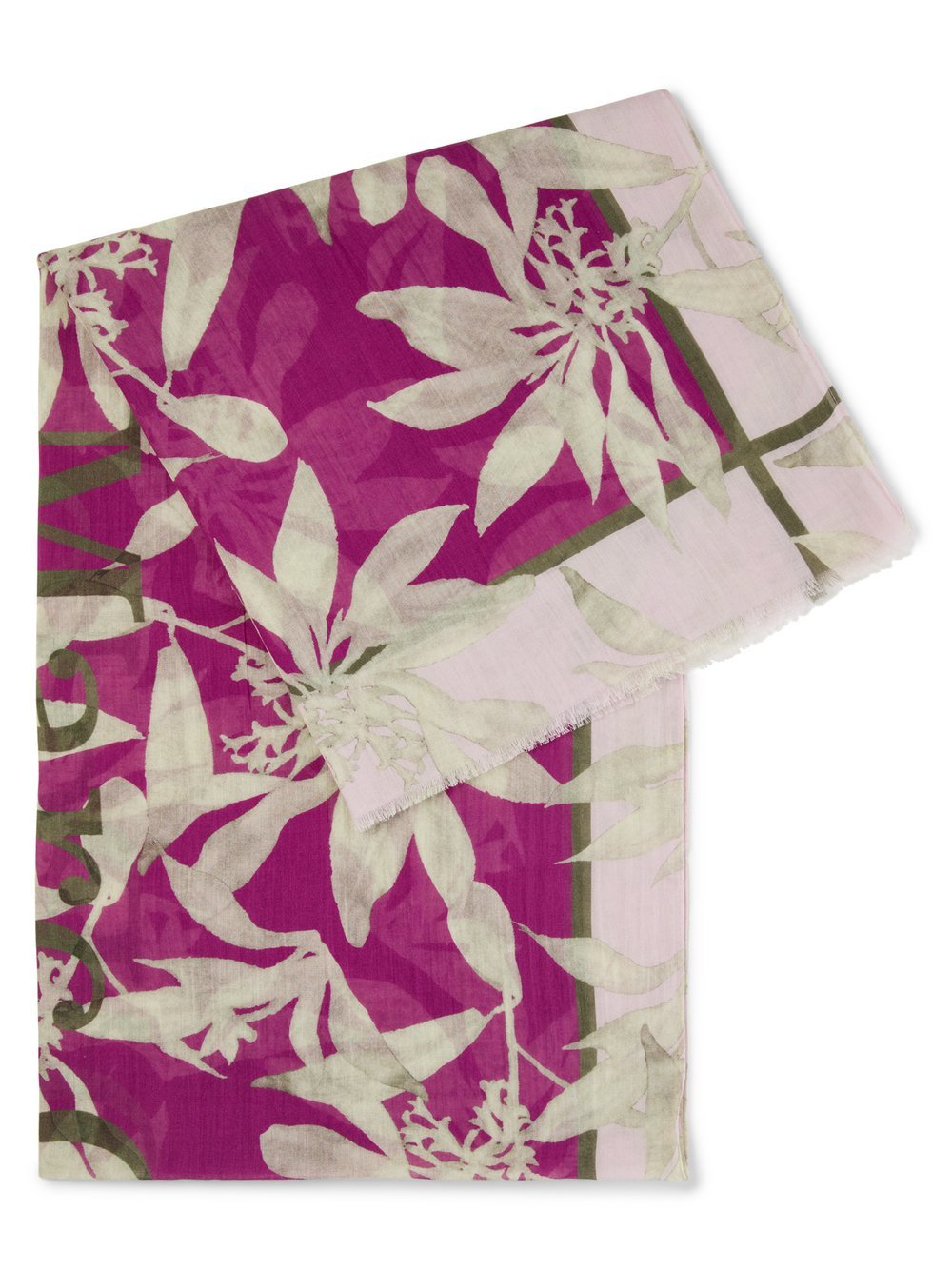 Marc O'Polo Schal Damen Modal mehrfarbig gemustert, ONE SIZE