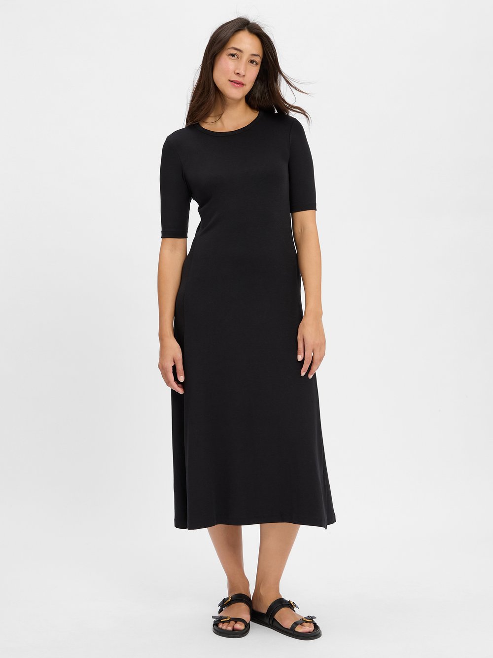 Thumbnail - Marc O'Polo Jersey-Kleid Damen Lyocell schwarz, XL