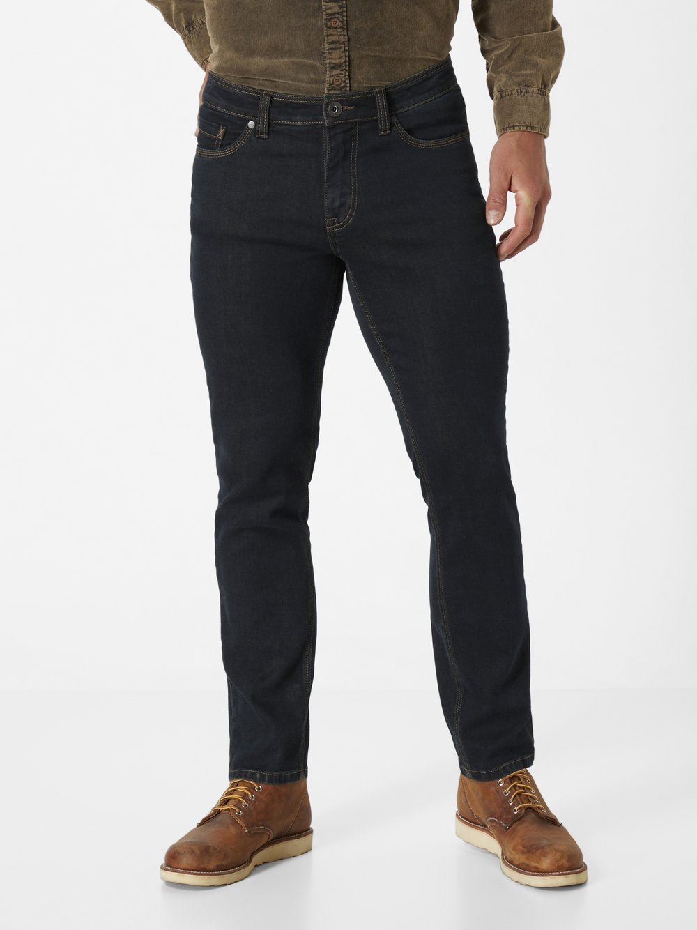 Paddock`s 5-Pocket Jeans Herren Baumwolle blau, 38-34