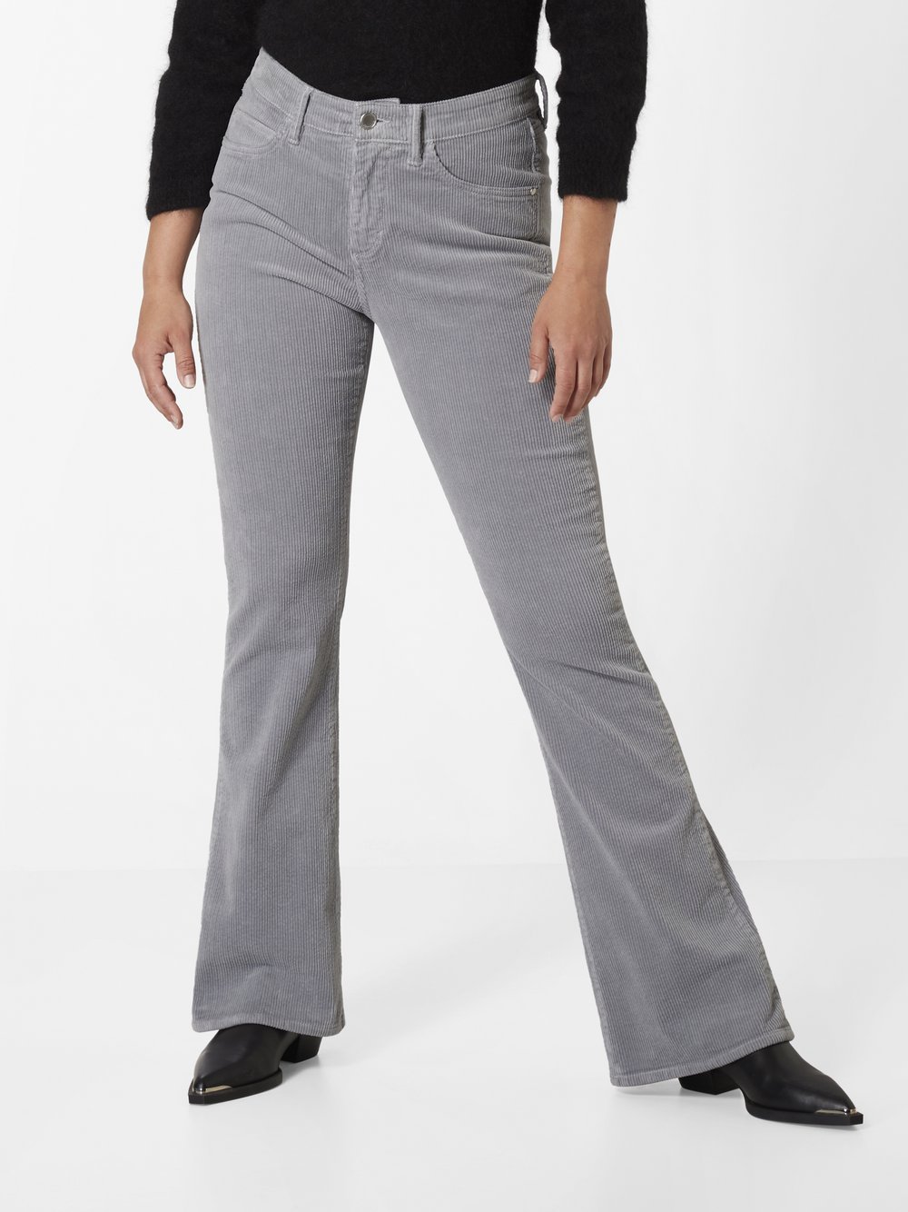 Paddock`s Cordhose Damen Baumwolle grau, 34-30