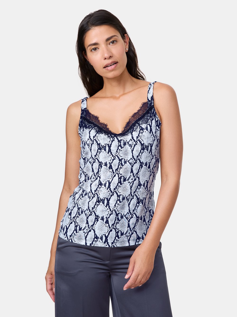 Gerry Weber Top Damen Lyocell mehrfarbig gemustert, 48