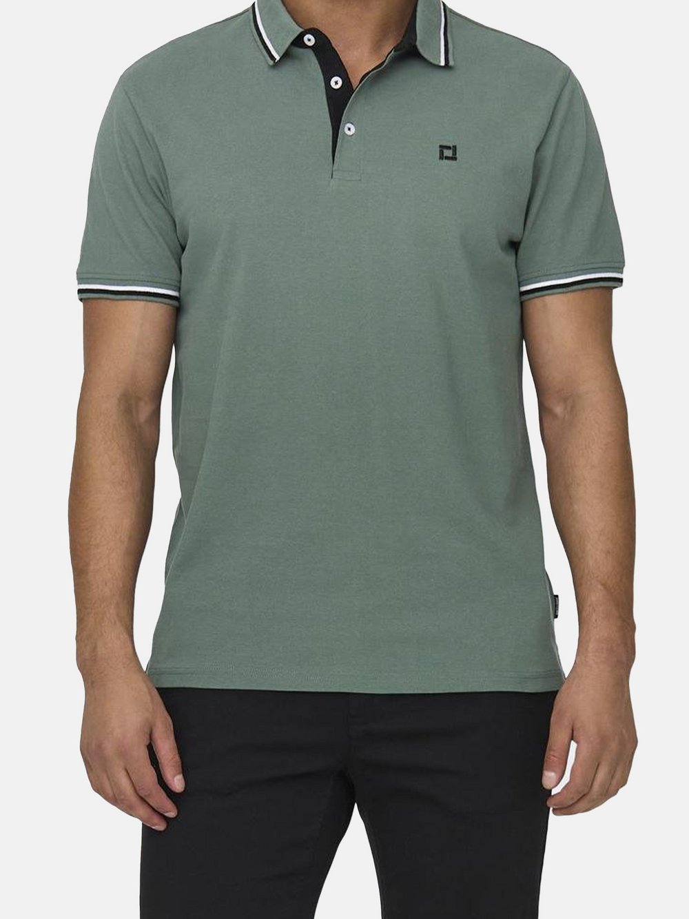 Only&Sons Poloshirt Herren Baumwolle grün, S