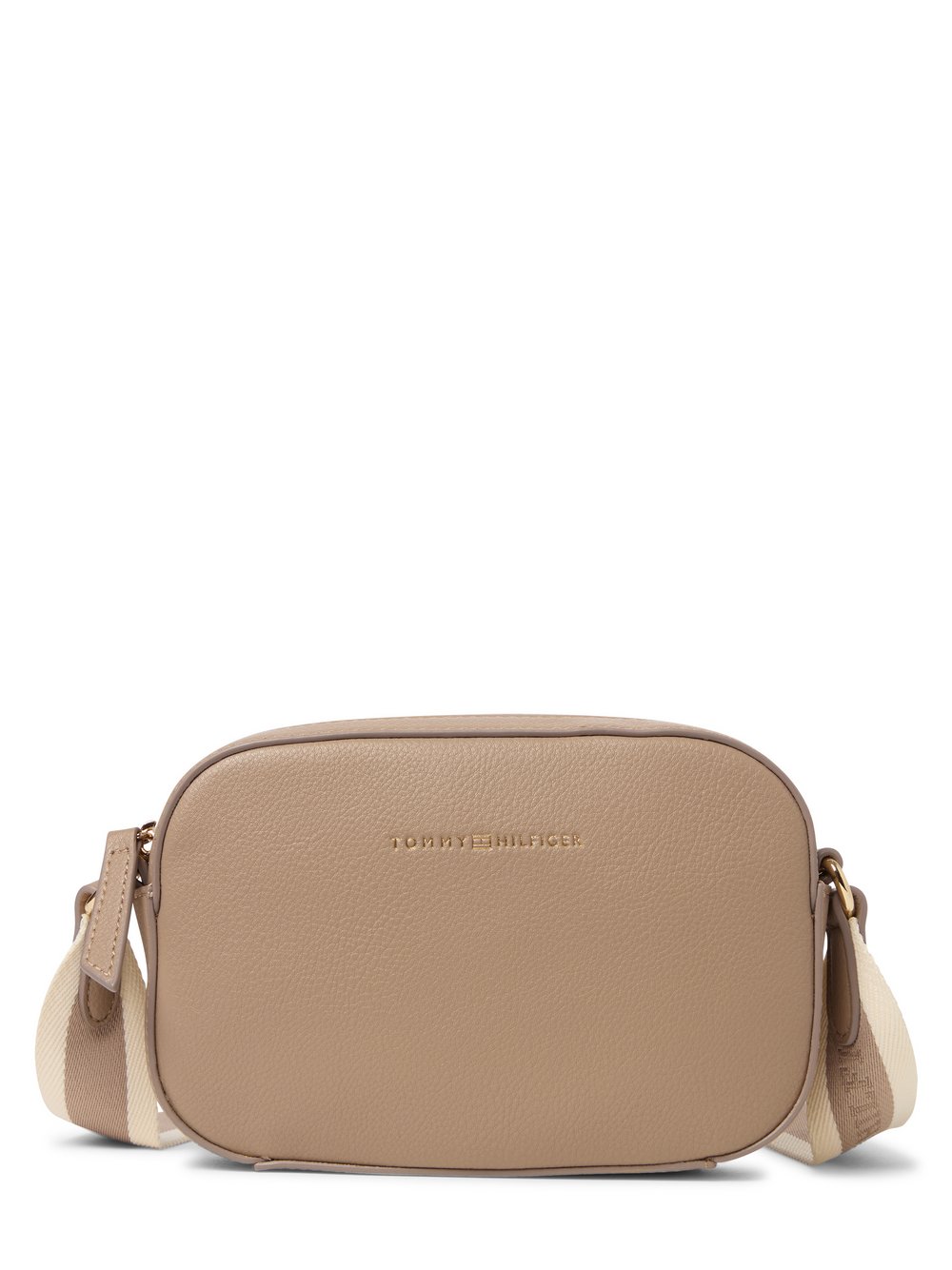 Tommy Hilfiger Umhängetasche Damen Kunstleder beige, ONE SIZE