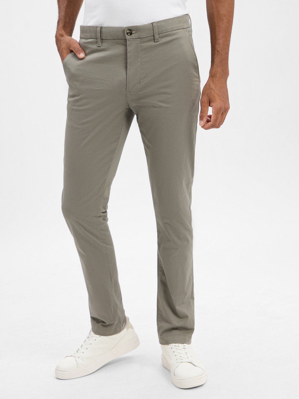 Thumbnail - Tommy Hilfiger Chino Herren Baumwolle grün, 32-32