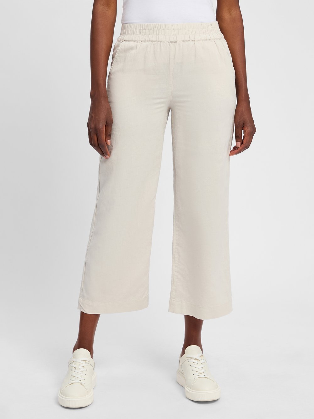 Olsen Sommerhose mit Leinen-Anteil Damen beige, 46