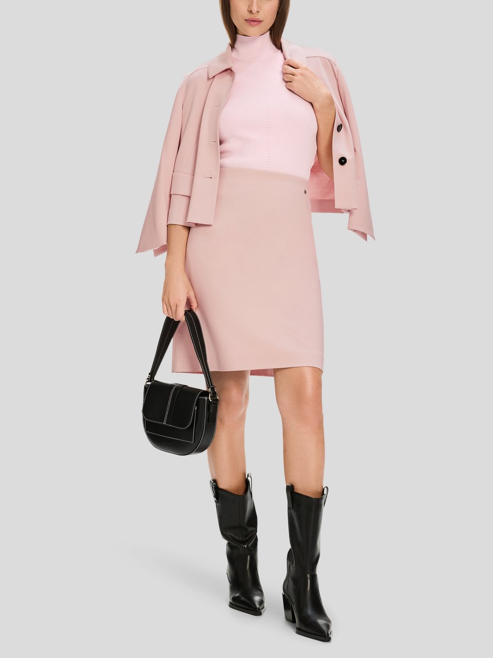 Marc Cain Rock Damen Viskose rosa, 38
