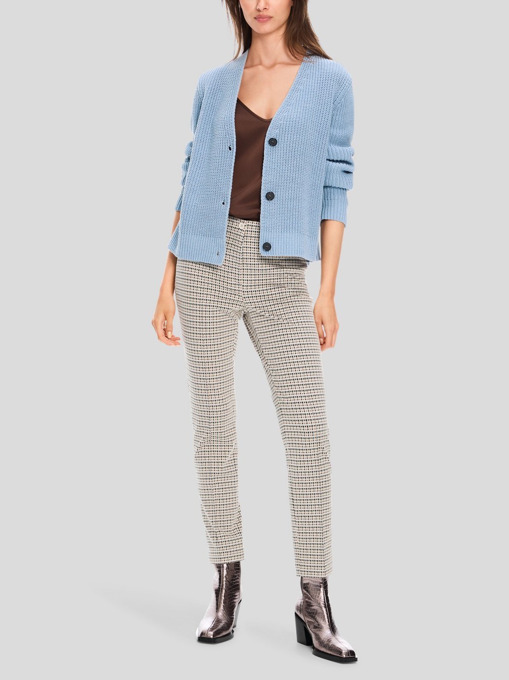 Marc Cain Cardigan Damen Baumwolle blau, 42