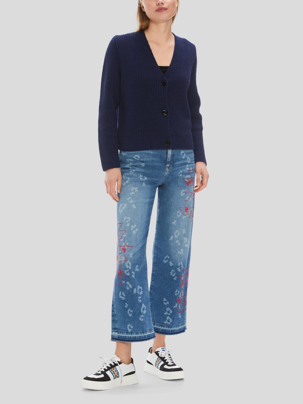 Marc Cain Cardigan Damen Baumwolle blau, 36