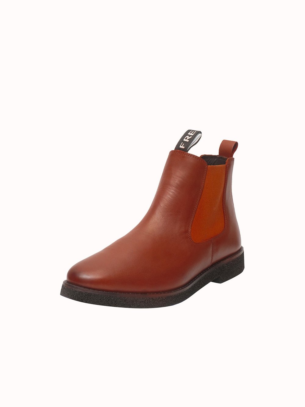 FREUDE Chelsea-Boots Damen Leder braun bedruckt, 40