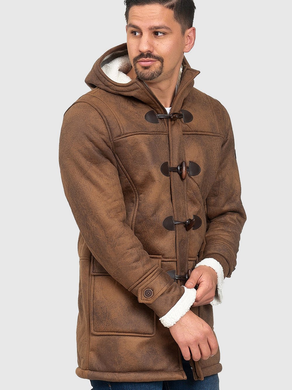 Thumbnail - Indicode Mantel Herren braun, M