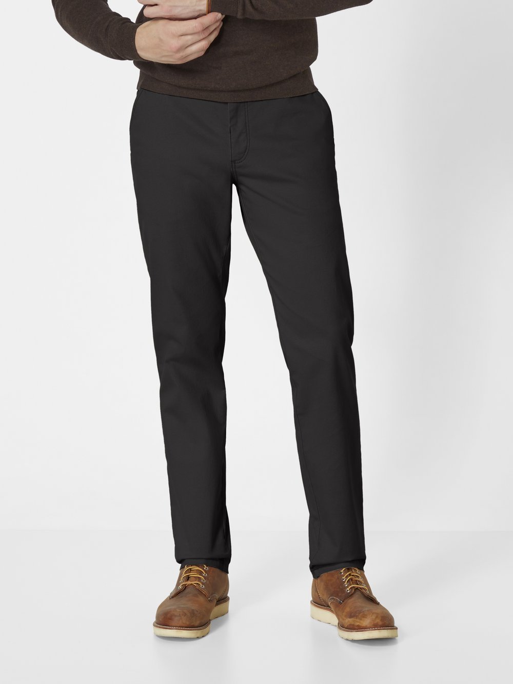 Redpoint Chino Herren Baumwolle schwarz, 44-30