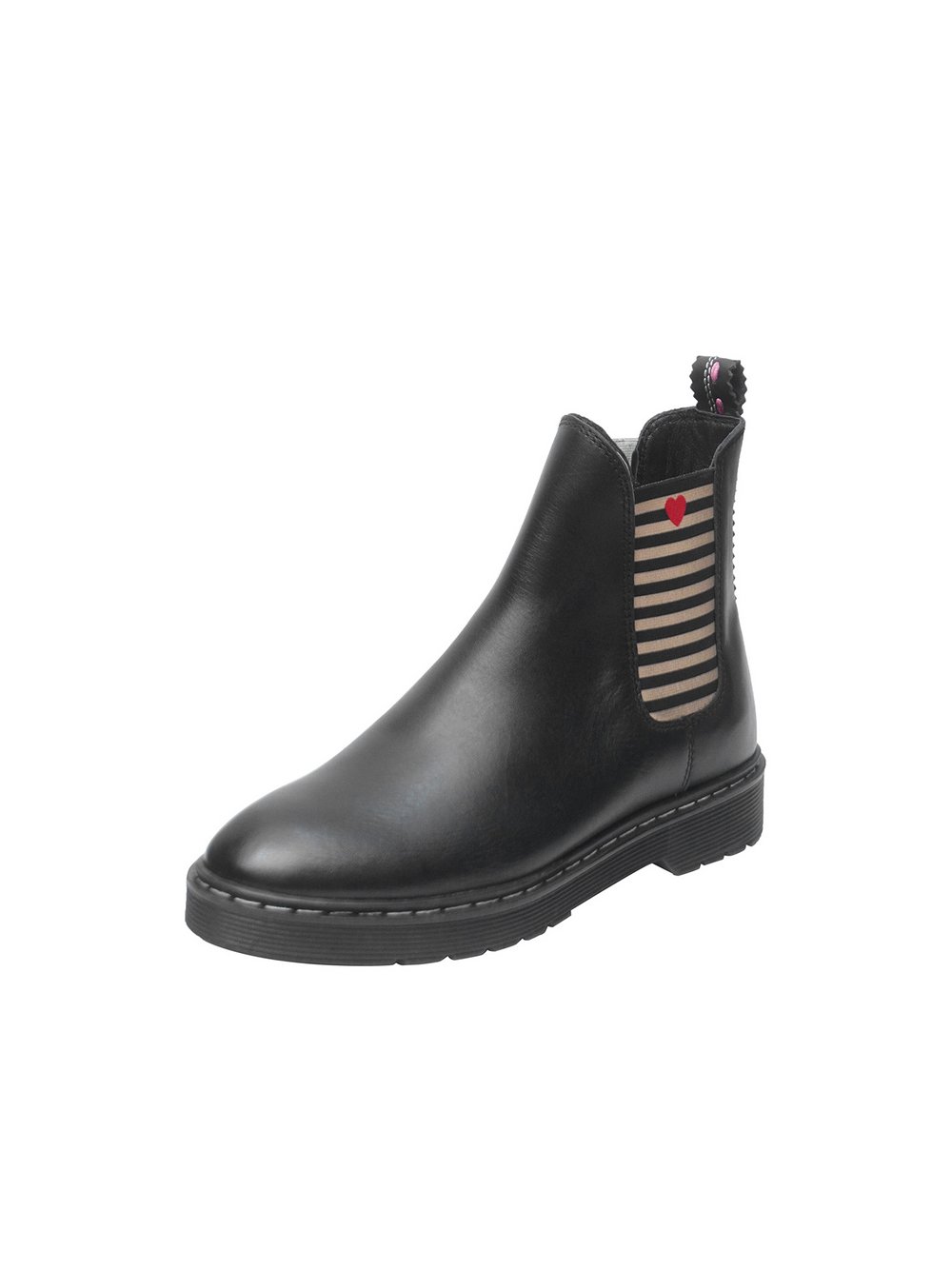 Crickit Chelsea-Boots Damen Leder schwarz, 40