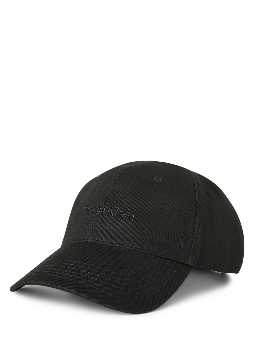 Calvin Klein Cap Herren Baumwolle schwarz, ONE SIZE