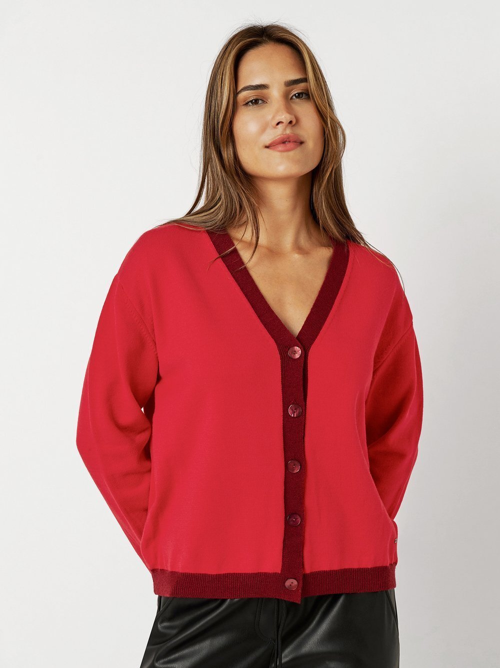 TONI Strickjacke Damen rot, 46