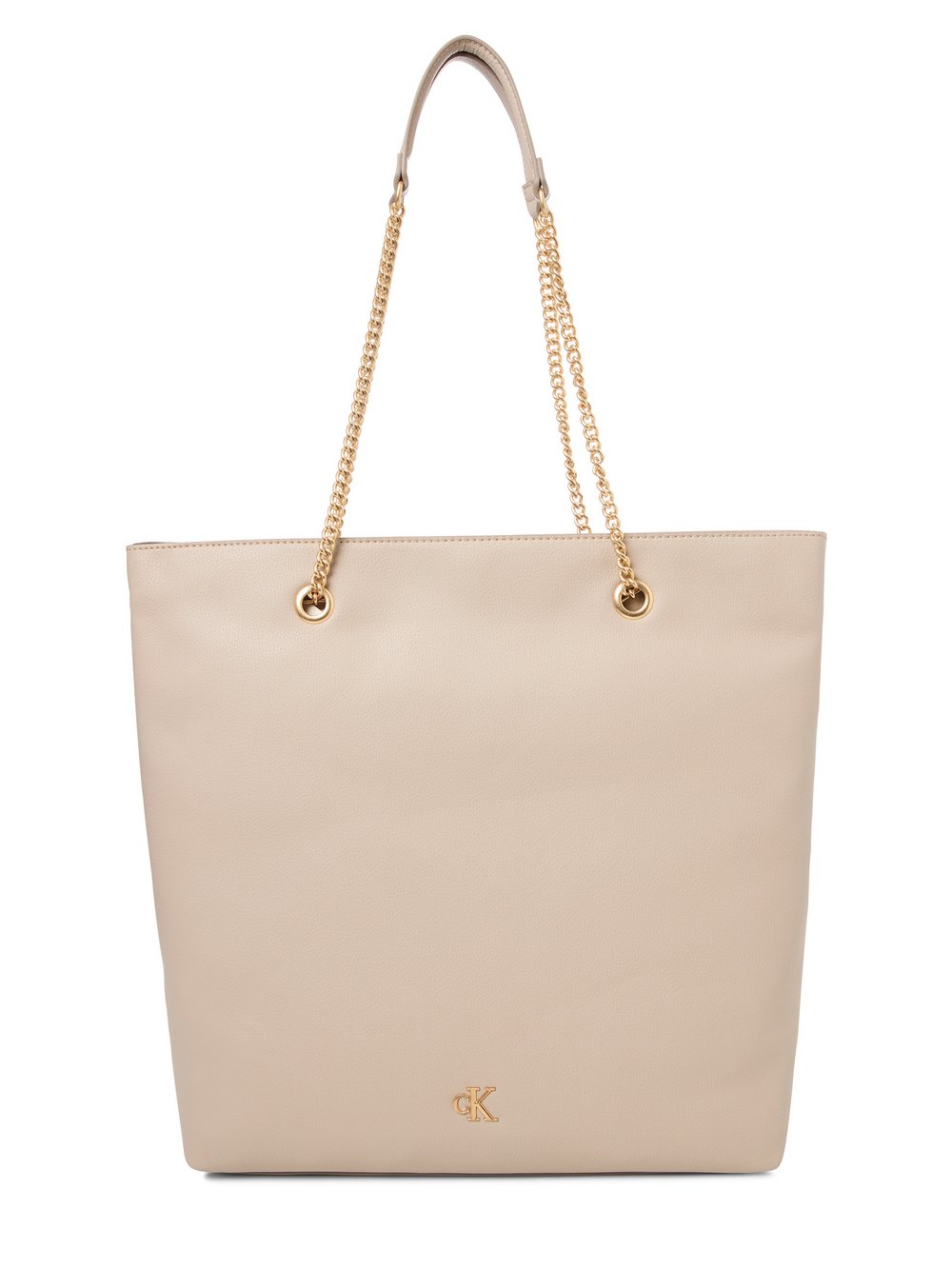 Calvin Klein Shopper Damen Kunstleder beige, ONE SIZE