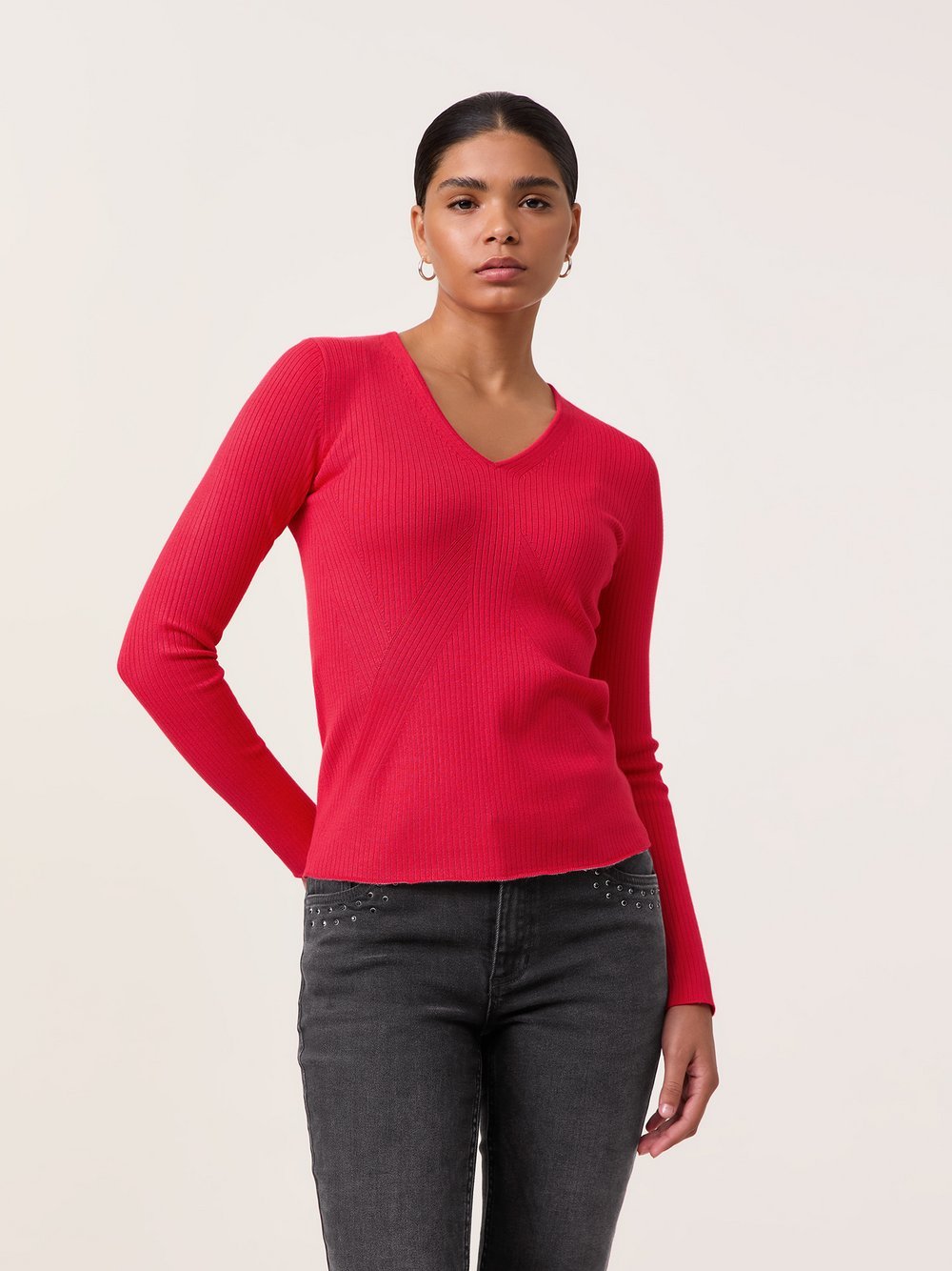 Taifun Pullover Damen Viskose rot, 38