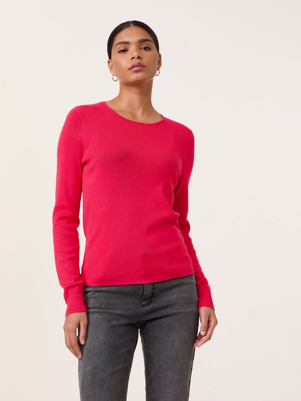 Taifun Pullover Damen Viskose rot, 48