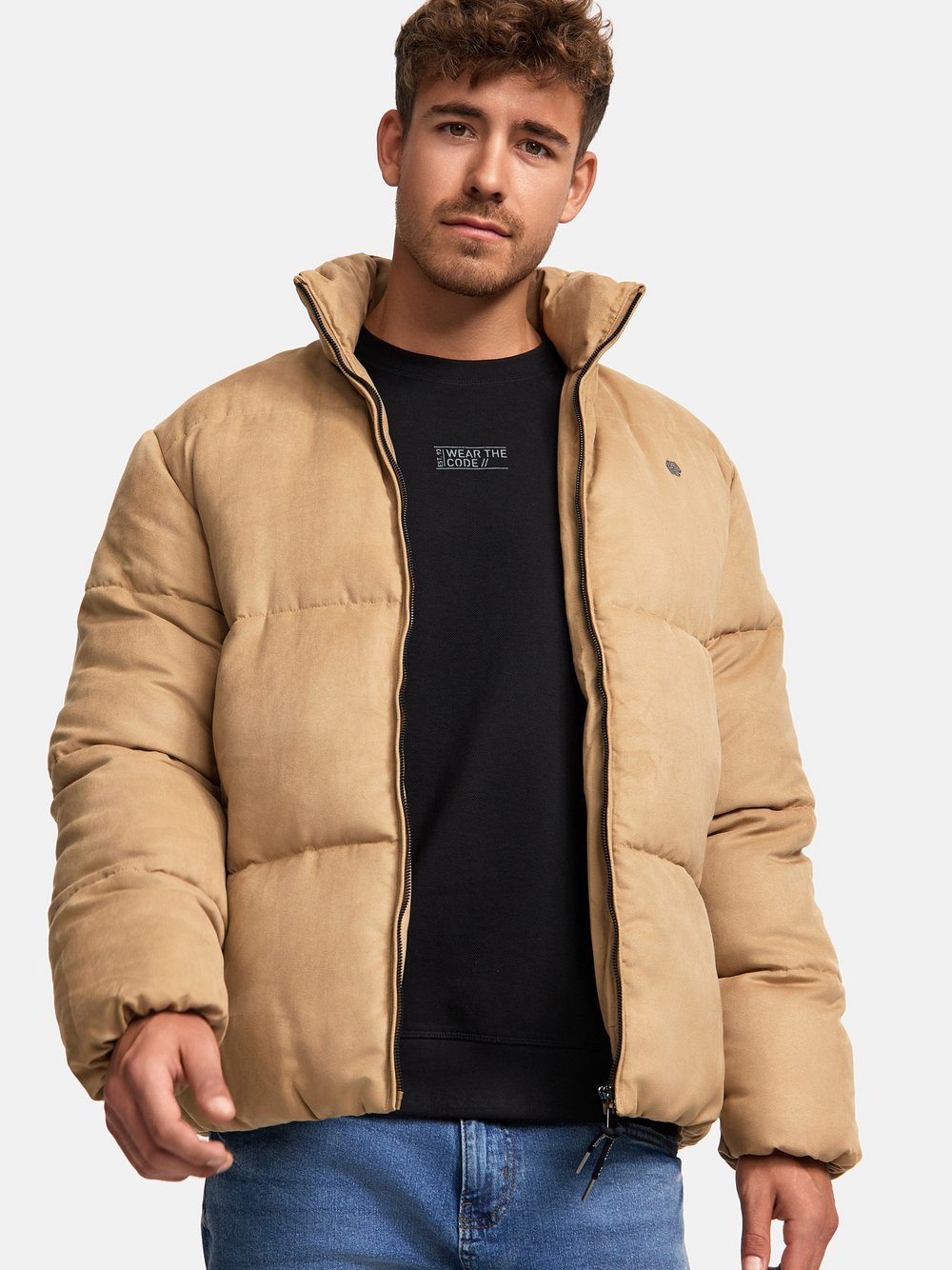 Indicode Winterjacke Herren beige, XXL