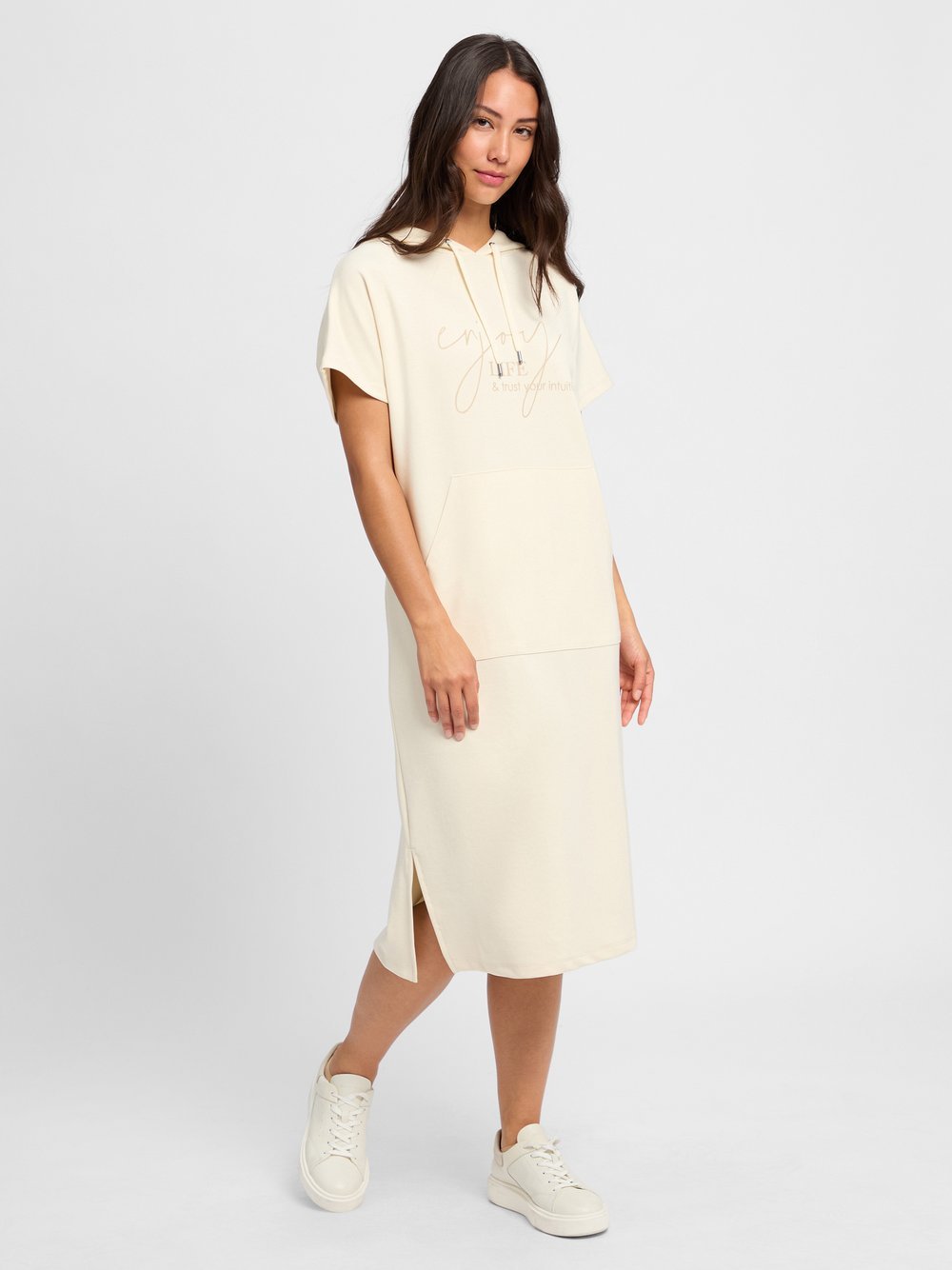 soyaconcept® Jerseykleid Damen Modal beige, S
