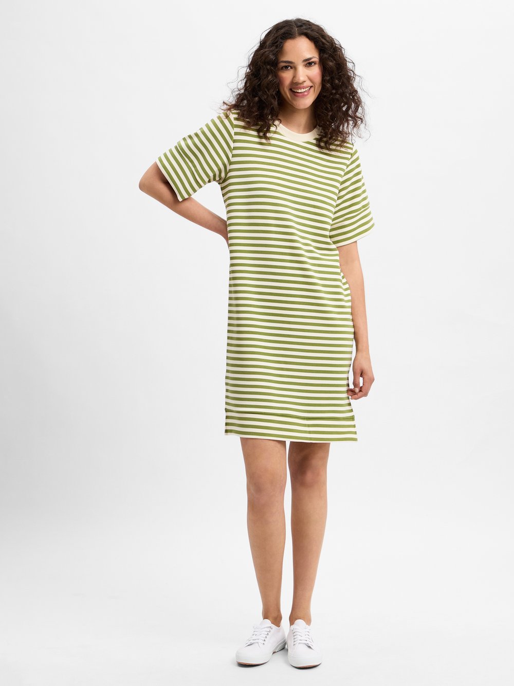 soyaconcept® Jerseykleid Damen Modal mehrfarbig gestreift, S