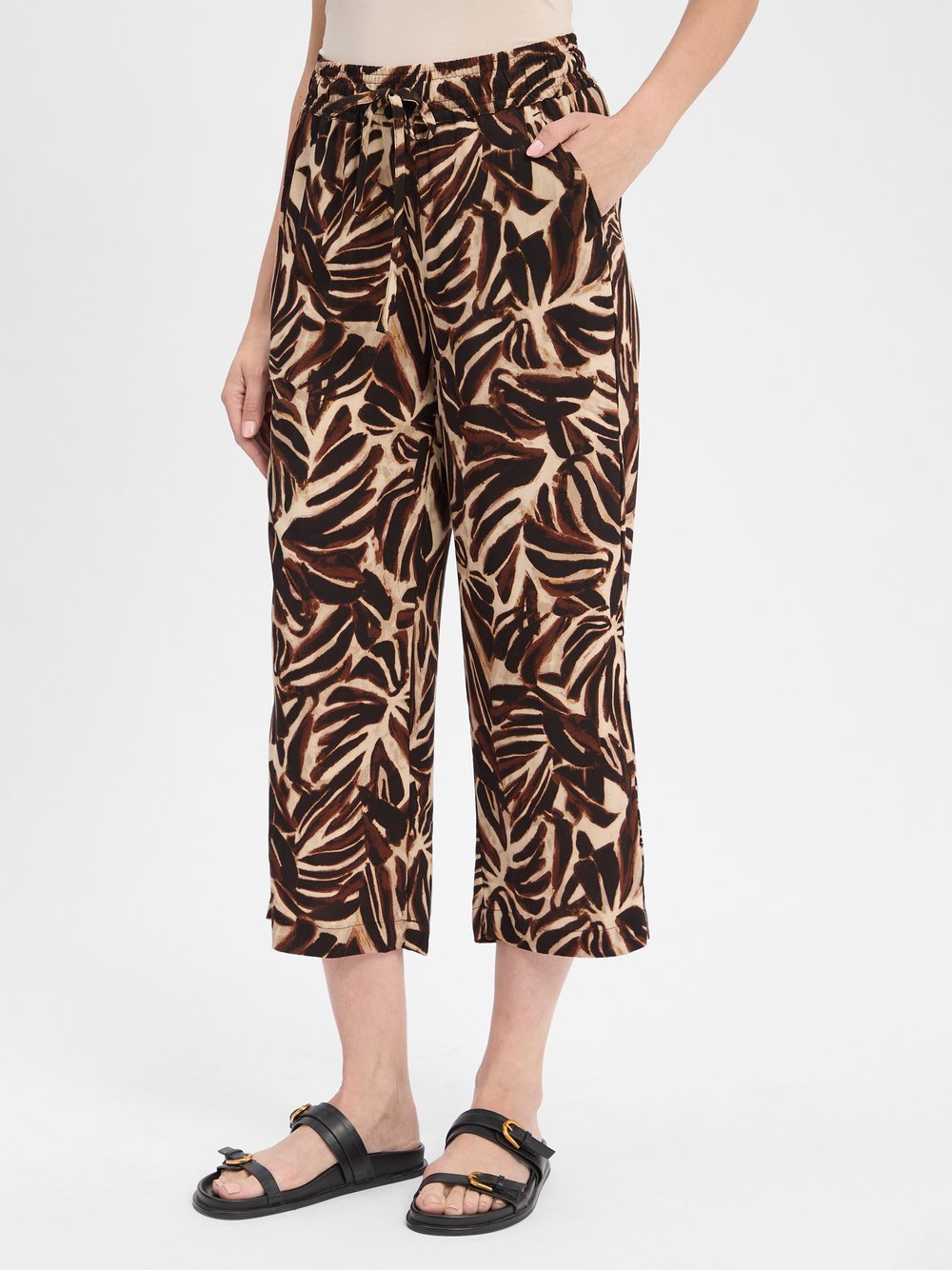 soyaconcept® Sommer-Culotte Damen Viskose mehrfarbig gemustert, XL