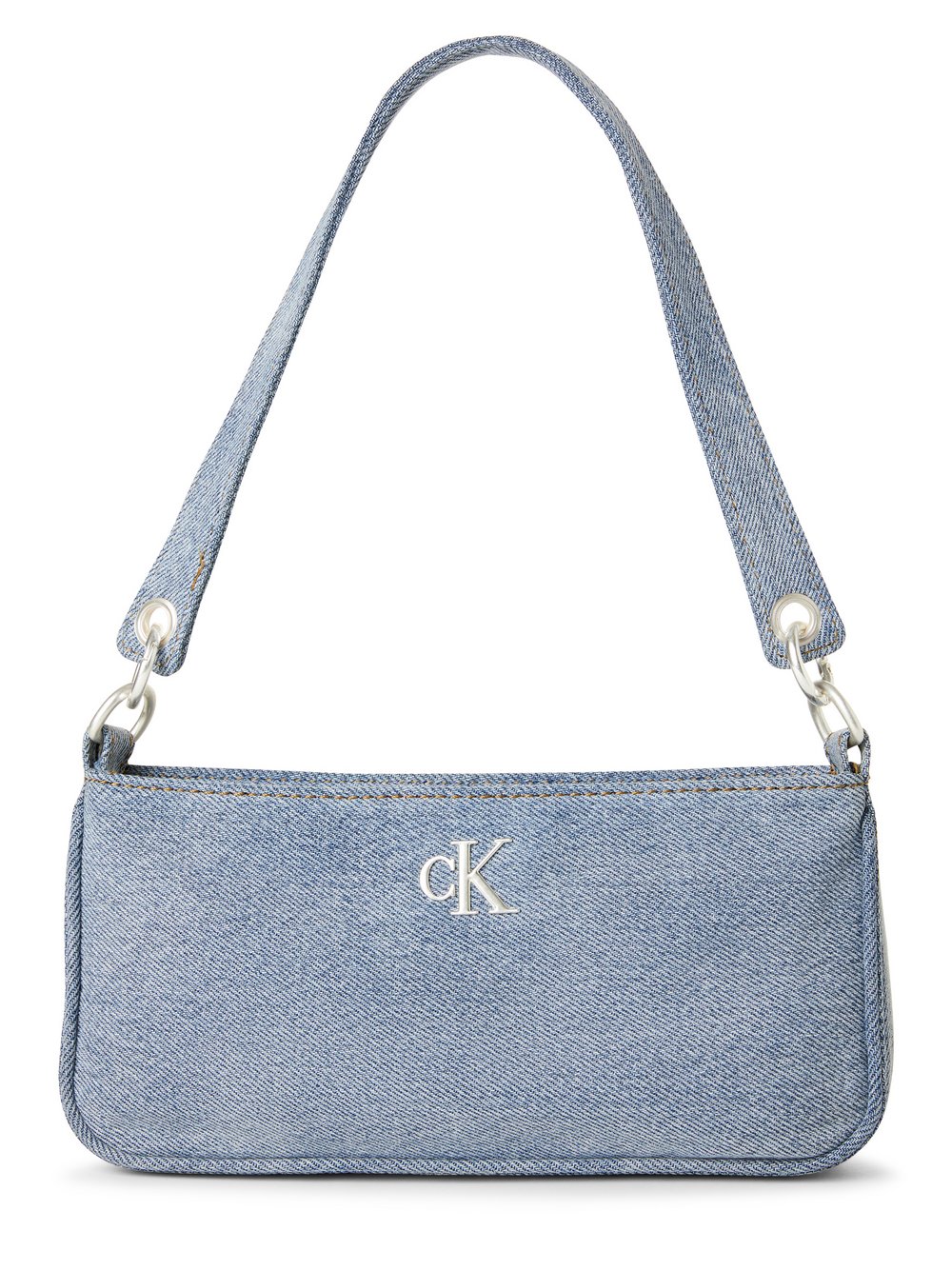 Calvin Klein Jeans Umhängetasche Damen Textil blau meliert, ONE SIZE