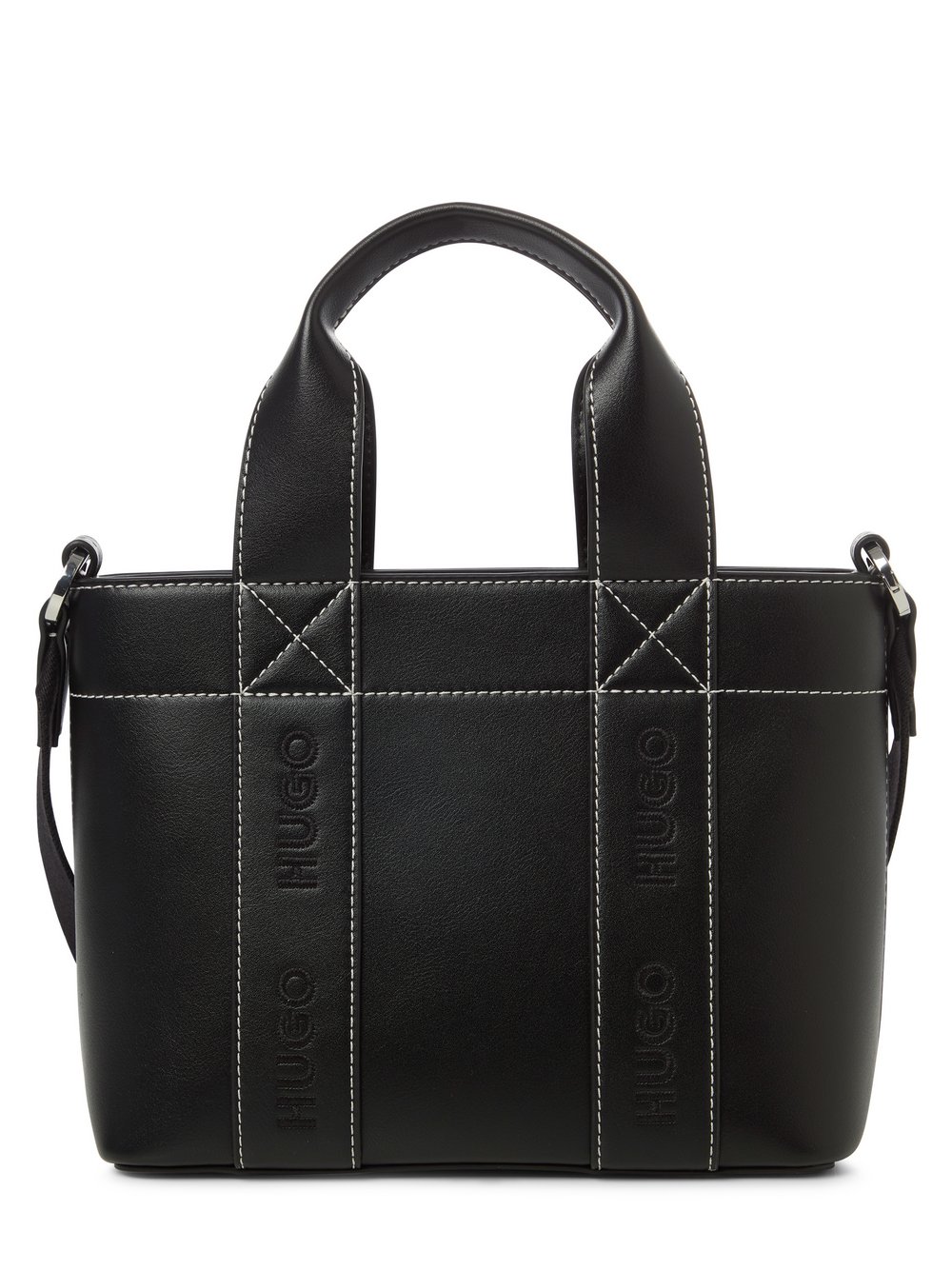 HUGO Umhängetasche Damen Kunstleder schwarz, ONE SIZE