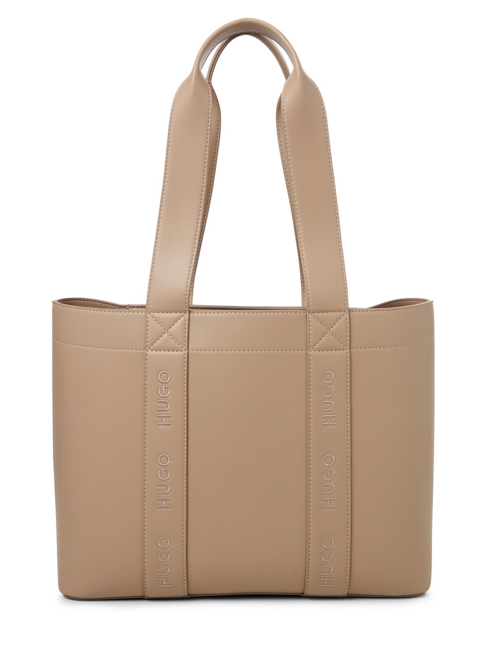 HUGO DAmen Schultertasche Damen Kunstleder braun, ONE SIZE