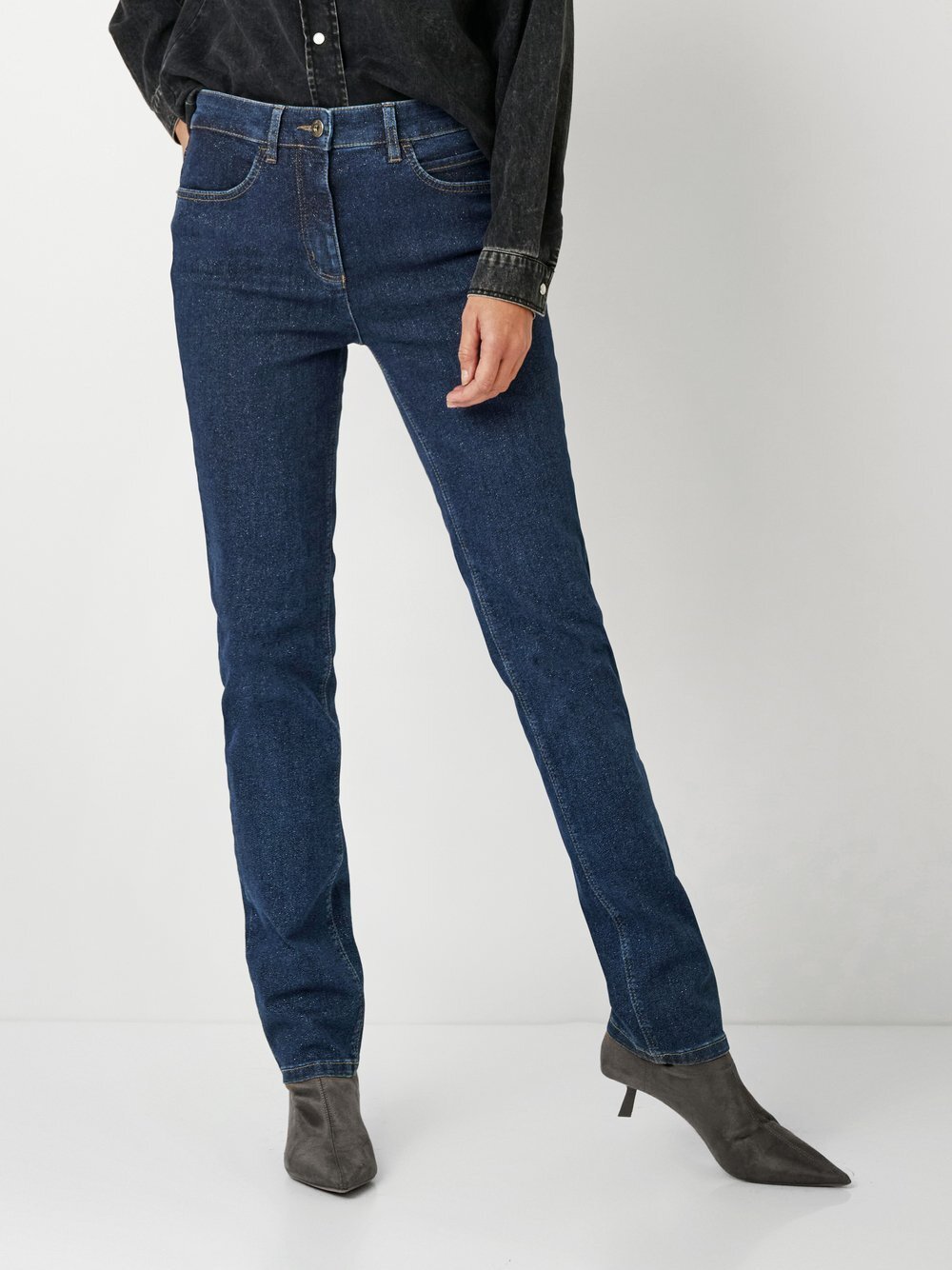 TONI Jeans Damen Baumwolle blau gemustert, 36