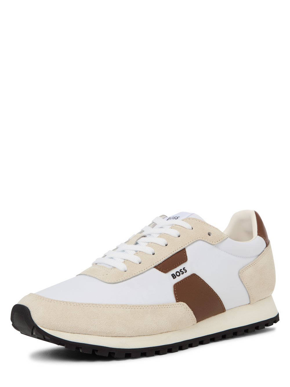 BOSS Sneaker mit Leder-Anteil Herren mehrfarbig, 41