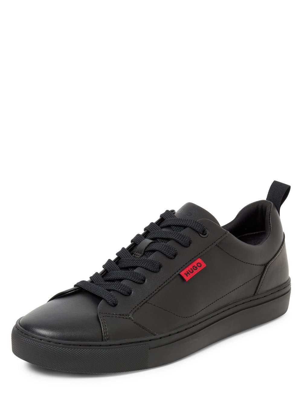 HUGO Sneaker Herren Kunstleder schwarz, 45