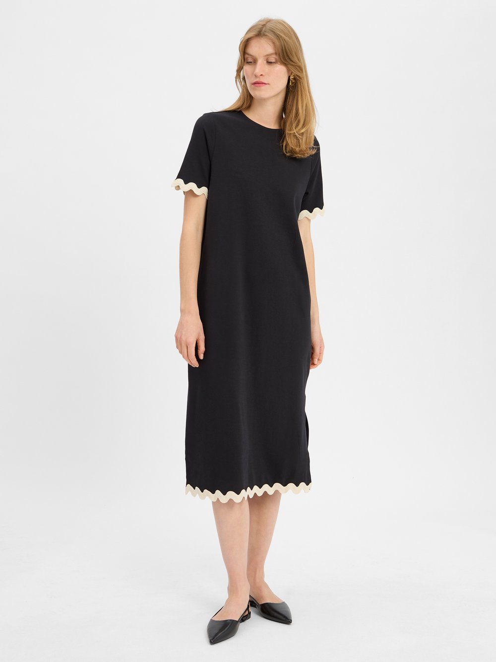 Vila Jersey-Kleid Damen schwarz, XS